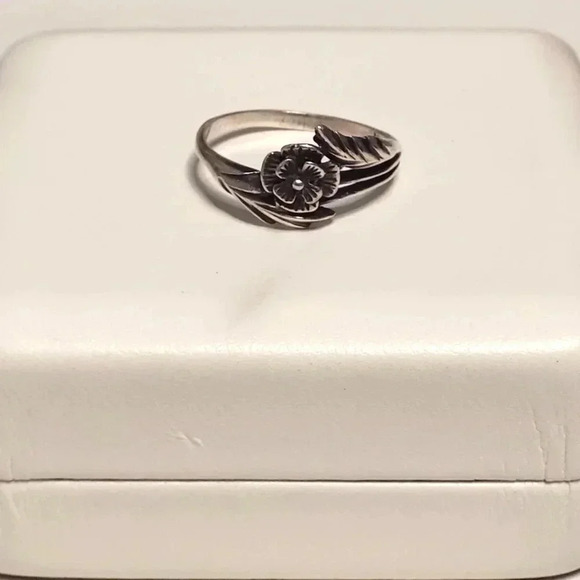 Sterling Boma 🌹Rose🌹 Ring 7.5 - Picture 1 of 5
